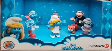 Set di 7 personaggi dei Puffi dal film "Puffi"