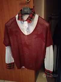 Completo camicia donna+maglia 