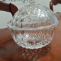 ciotola in cristallo Con coperchio 