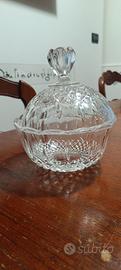 ciotola in cristallo Con coperchio 