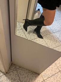 Stivali neri similpelle