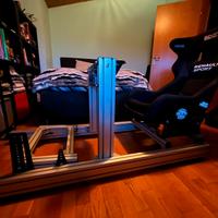 Struttura in profilati per simulatore di guida