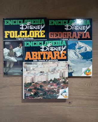 Lotto 3 Volumi Enciclopedia Disney Mondadori - Geo