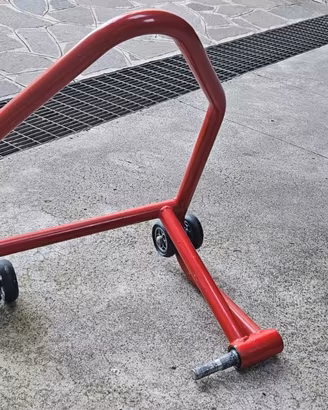 Cavalletto Posteriore Monobraccio Rosso per Ducati