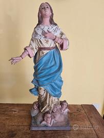 Statua cartapesta leccese Madonna della Lizza