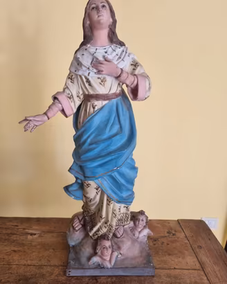 Statua cartapesta leccese Madonna della Lizza