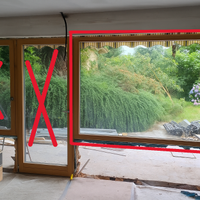 Finestre legno/alluminio-Doppio vetro