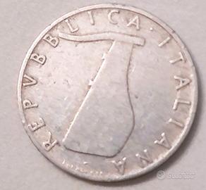 Raro 5 lire 1956 repubblica italiana