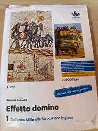 libro di storia “effetto domino” 1