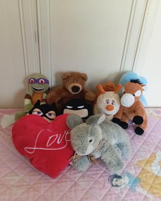 peluche stock vari pezzi 