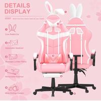sedia gaming rosa articolo nuovo