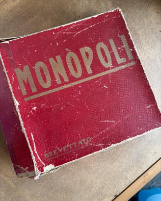 MONOPOLI VINTAGE ORIGINALE ANNI ’40/’50 COMPLETO