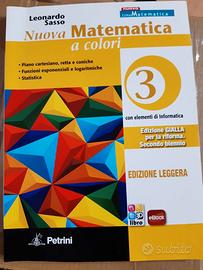 Nuova matematica a colori 3 - ediz- gialla 9788849