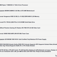 PC R7 9800X3D RX 7900XTX RAM 32GB 6000mhz cl30 rgb