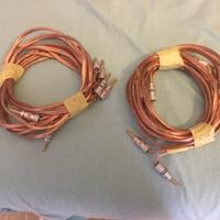 2 coppie cavi diffusori x 4 casse Nuovi