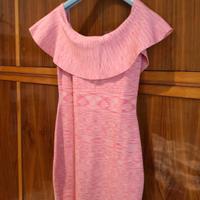 Vestito donna rosa melange Guess