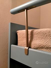 Letto a castello azzurro 