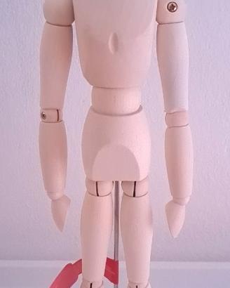 Manichino di legno 30 cm