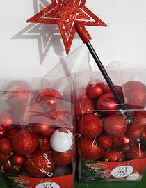 Palline di Natale rosse