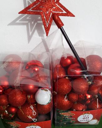 Palline di Natale rosse