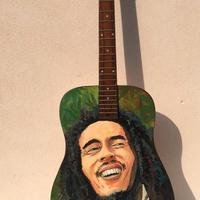 chitarre pitturate a mano