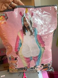 Tuta tutone unicorno bambina