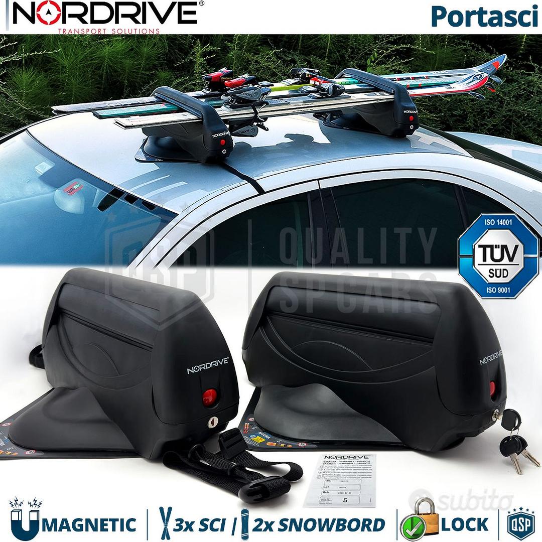 Portasci Magnetico GEV 8928 Kata | Per 2 Paia Sci O Snowboard, Max 14 Kg