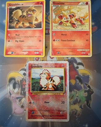 POKEMON GROWLITHE 2002-2007-2010