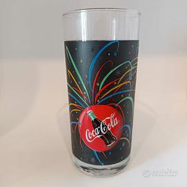 Bicchiere Coca Cola Nero #Vintage