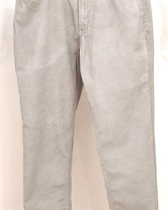 VALENTINO Jeans velluto grigio tg 34 (IT50) uomo