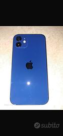 iPhone 12 256GB Blu - Batteria 100% + Cover