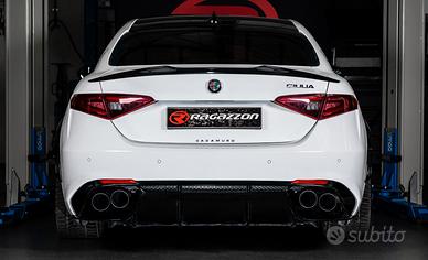Alfa Giulia 2.0 Q4 Veloce Scarico inox 4 terminali
