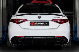 Alfa Giulia 2.0 Q4 Veloce Scarico inox 4 terminali
