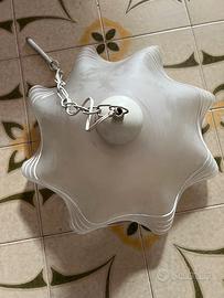 lampadario in vetro di Murano