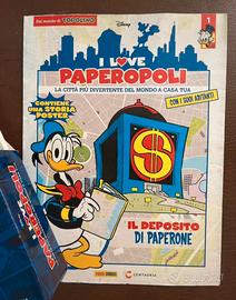 Plastico Walt Disney I love Paperopoli