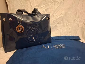 Borsa Armani Jeans blu