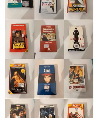 VHS Videocassette vari FILM