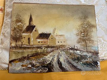 Dipinto olio su tela