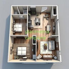 Trilocale con GARAGE e spese incluse a Lecco