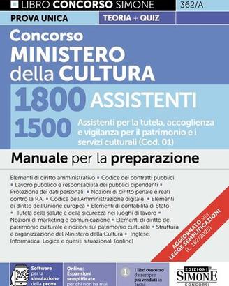 Manuale Concorso Ministero della Cultura 
