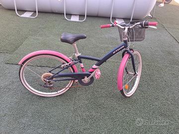 bici rosa e blu bambina/ragazza