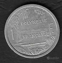 Polinesia Francese - moneta circolata da 1 Franco