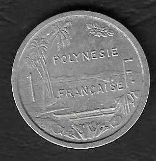 Polinesia Francese - moneta circolata da 1 Franco