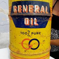 Bidone General Oil epoca collezione