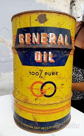 Bidone General Oil epoca collezione