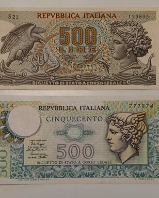 #18. Banconote 500 lire.