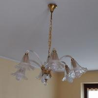 Lampadario in vetro