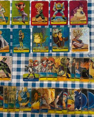 Carte Dragon Ball, Simpsons, Digimon