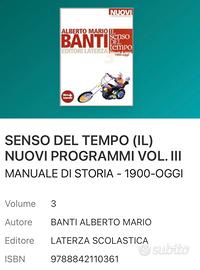 SENSO DEL TEMPO (IL) NUOVI PROGRAMMI VOL. III MANU