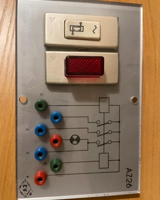 Modulo didattico elettronica Vintage-Relé Bistabil